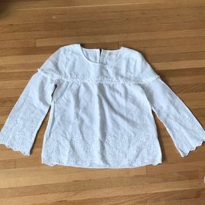Girls white blouse